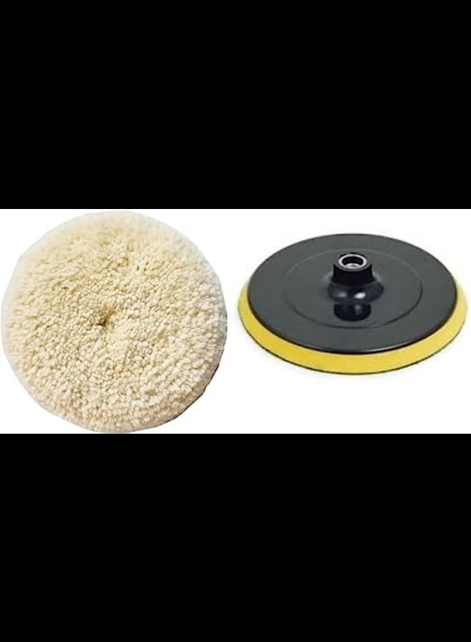 عباسلي تلميع الزجاج المزيل العميق للخدش لأقراص إصلاح النوافذ ورأى الوسادة البولندية الزجاج الأمامي - Image 1