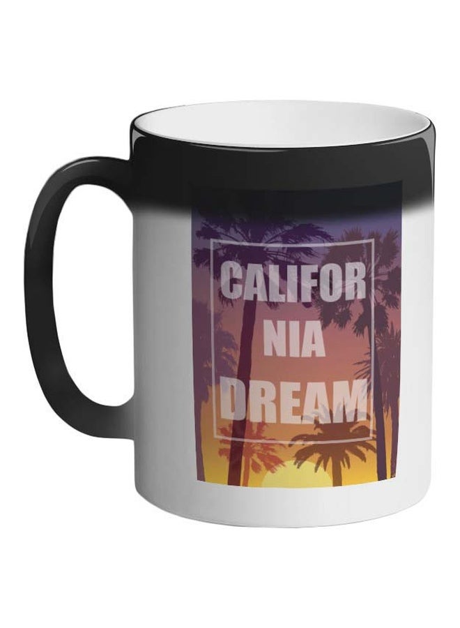 RYN California Dream Printed Colour Changing Coffee Mug Black 11ounce