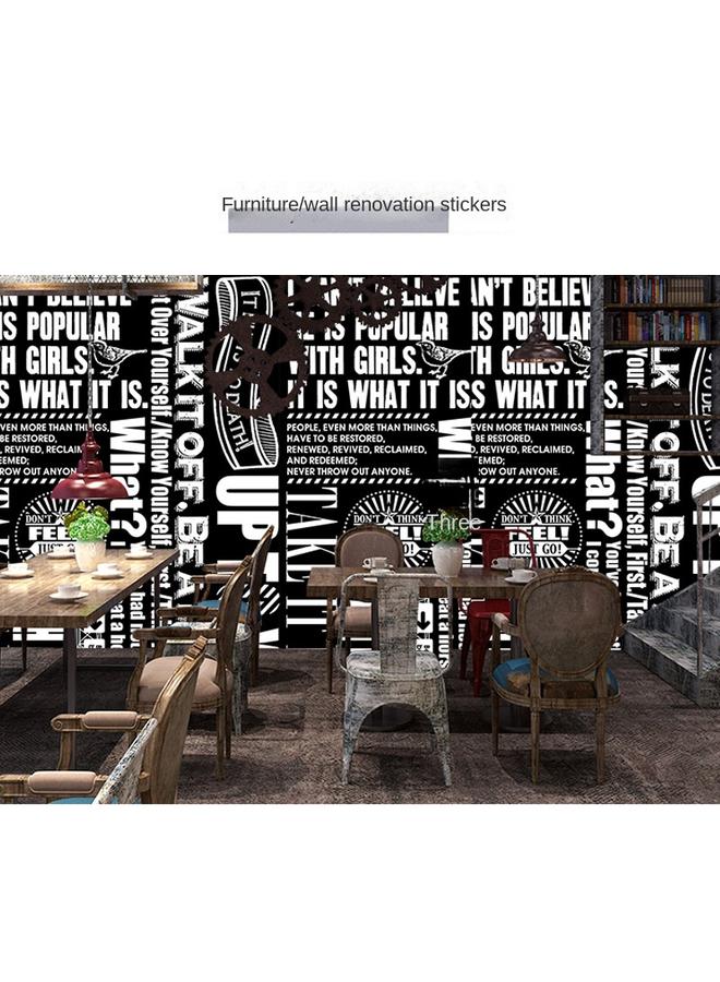 الأزرق جي دبليو ورق الحائط اللصق الذاتي غرفة نوم مقاومة للماء والرطوبة - Image 5