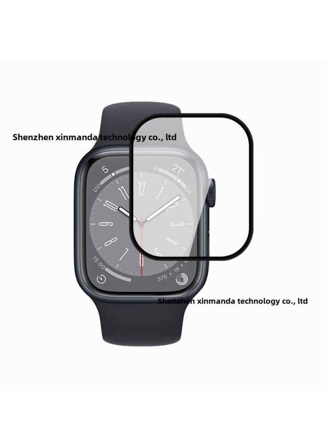 Generic - For Applewatch10 Apple Watch Film Iwatch8 With Positioning Ultra49mm Full Screen HD Soft Film-Color:HD Composite Pellicle-without Positioning-Dimensions:S10 42MM - Image 1