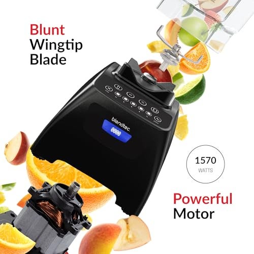 Blendtec Classic 575 Blender- WildSide+ Jar (90oz) and Four Side Jar (75oz) BUNDLE- 4 Pre-programmed Cycles-5-Speeds - Professional-Grade Power-Self-Cleaning - Black - Image 3