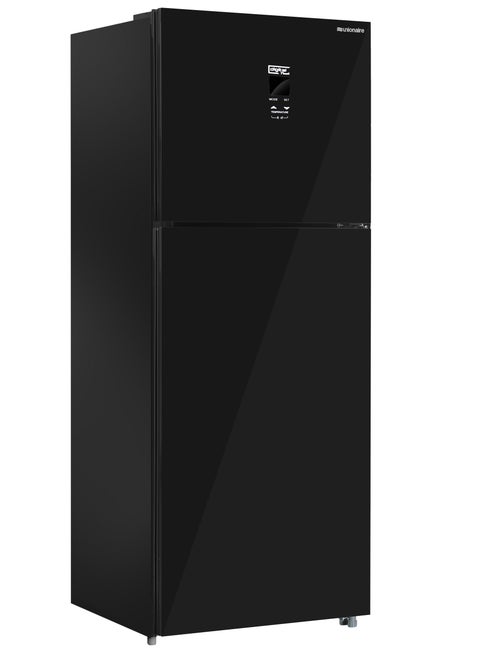ثلاجه يونيون اير 330لتر نوفروست ديجيتال اسود باب زجاج-URN-400LBLBA-MDS