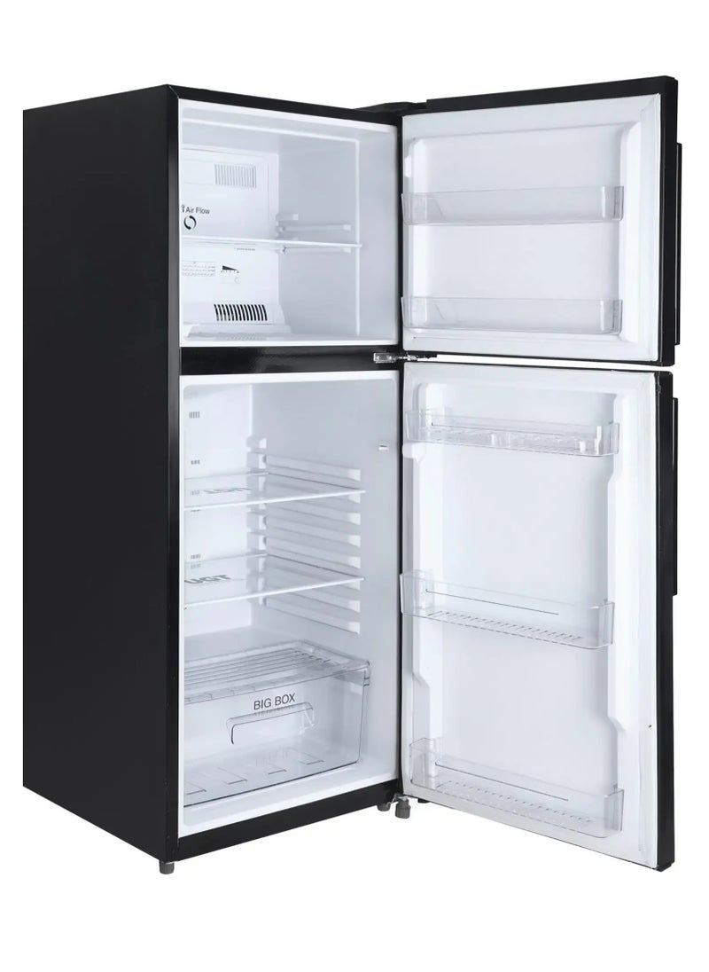 يونيون إير - ثلاجه يونيون اير 330لتر نوفروست ديجيتال اسود باب زجاج-URN-400LBLBA-MDS - Image 1