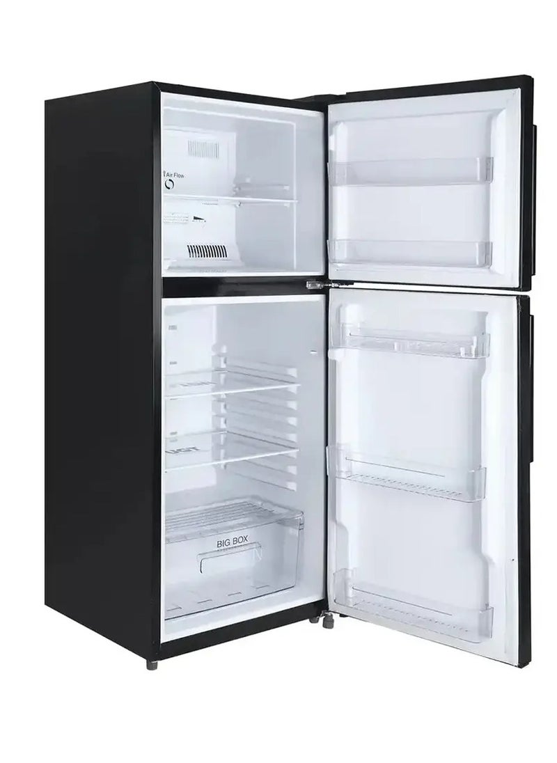 يونيون إير - ثلاجه يونيون اير 330لتر نوفروست ديجيتال اسود باب زجاج-URN-400LBLBA-MDS - Image 1
