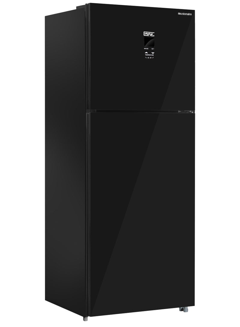 Unionaire Refrigerator 330 Liters No Frost Digital Black Glass Door - URN-400LBLBA-MDS - Image 1