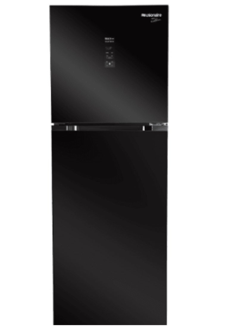 يونيون إير - ثلاجه يونيون اير 330لتر نوفروست ديجيتال اسود باب زجاج-URN-400LBLBA-MDS - Image 1