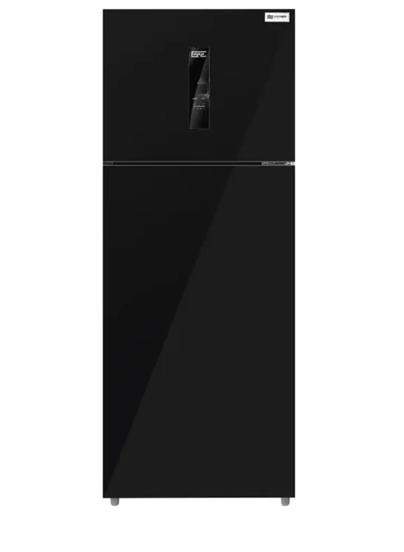 Unionaire 370L No Frost Digital Refrigerator, Black, Glass Door - URN-440BLBA