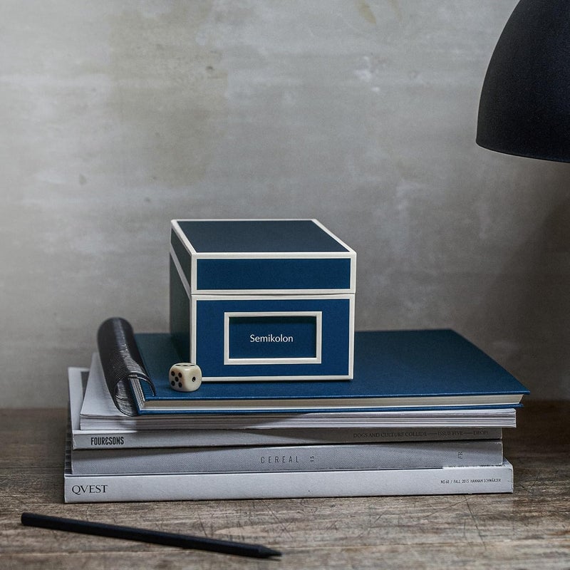Semikolon - Business Card Box with Alphabetical Tabs, Forest - Image 3