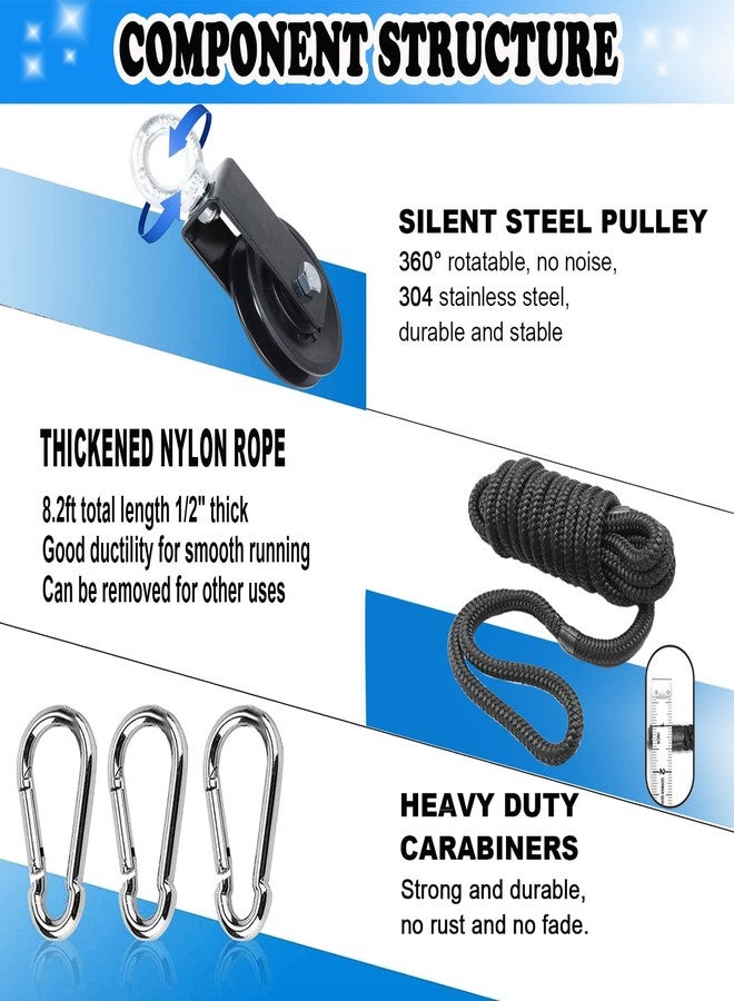 Taeku Cable Pull, Weight Fitness Equipment, Triceps Lat Pull, Forearm Trainer, Pulley Fitness, Arm Strength Training for Home, Sports Equipment (Triceps Rope) - Image 4
