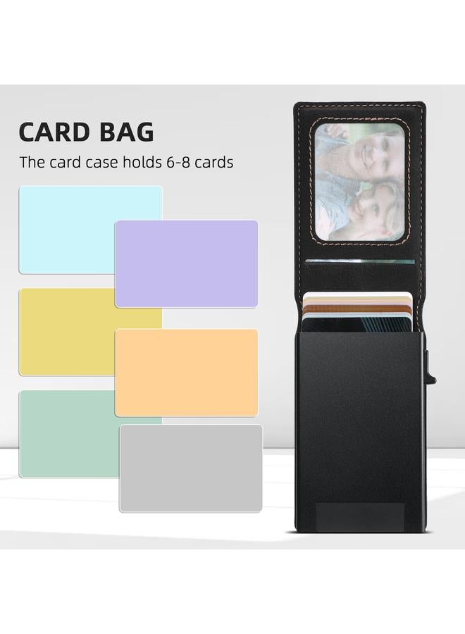 Suteni Case For Samsung Galaxy Note20 5G H19 Litchi Texture 2-in-1 MagSafe Removable Card Case Back Phone Case - Image 3