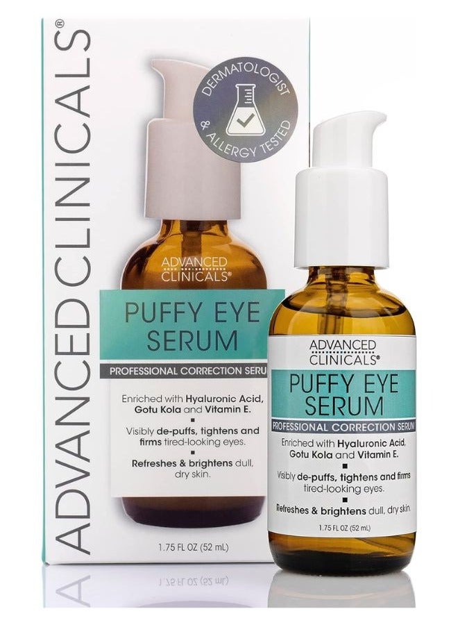 Advanced Clinicals مصل العيون المنتفخة، مصل التصحيح الاحترافي 52 مل - Image 1