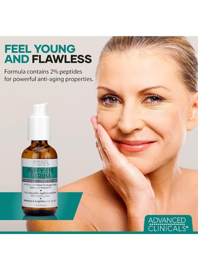 Advanced Clinicals مصل العيون المنتفخة، مصل التصحيح الاحترافي 52 مل - Image 4