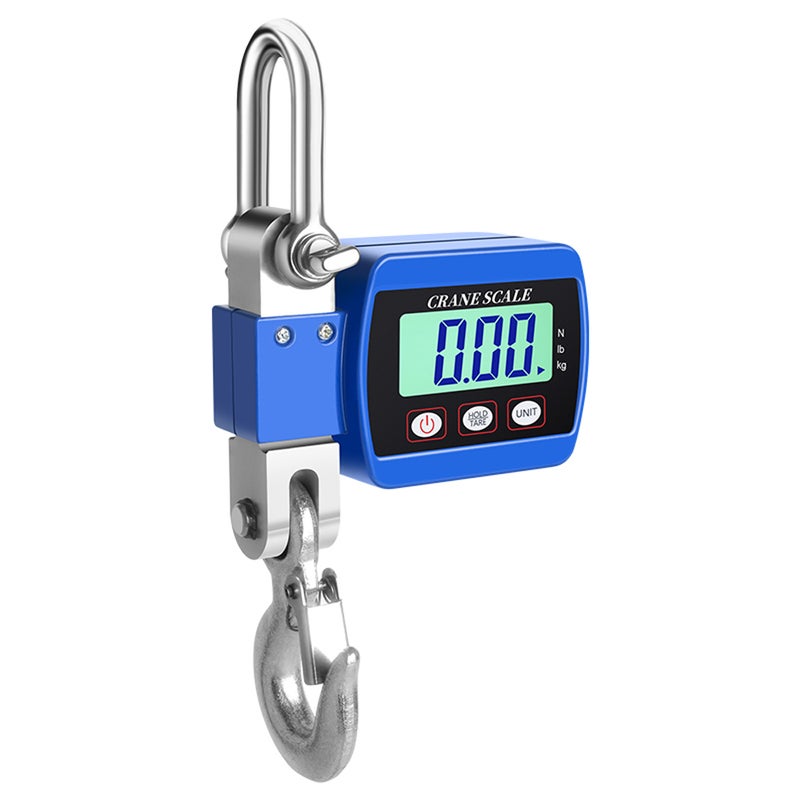Hancaner LCD Digital Display Crance Scale 0.05-500kg Portable Industrial Electronic Heavy Duty Weight Hook Crane with Unit Change Function - Image 1