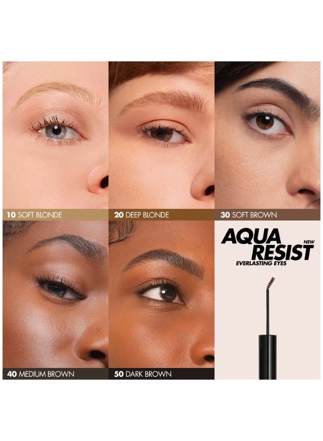 MAKE UP FOR EVER Aqua Resist Brow Fixer - 20 - Deep Blonde - Image 3