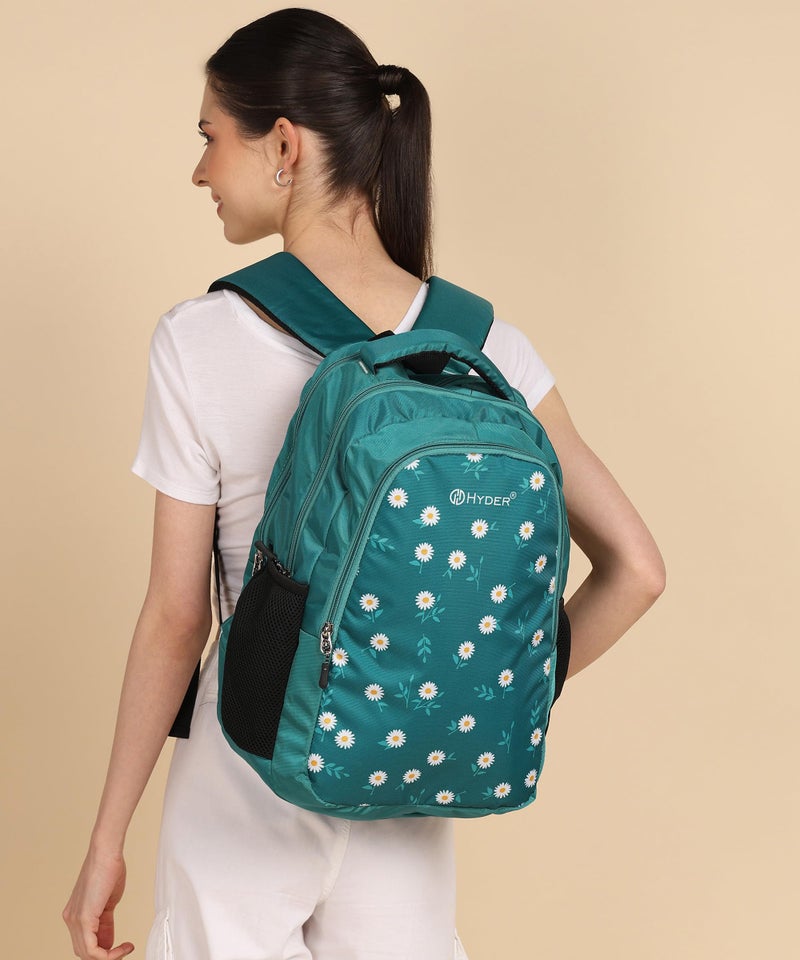 HYDER Bliss 30L Latest Cute and Stylish School Bag for Girls - Perfect for School, College, Office, Travel and Tution Durable School bags for Kids And Women | Perfect Girls Bag (Sea Green) - Image 2