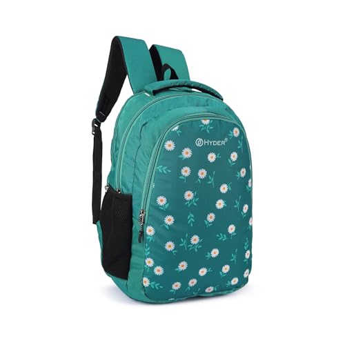 HYDER Bliss 30L Latest Cute and Stylish School Bag for Girls - Perfect for School, College, Office, Travel and Tution Durable School bags for Kids And Women | Perfect Girls Bag (Sea Green) - Image 1