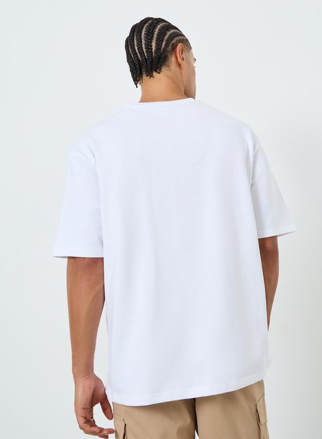 ستايلي تيشيرت واسع بطبعة جرافيك - Image 5