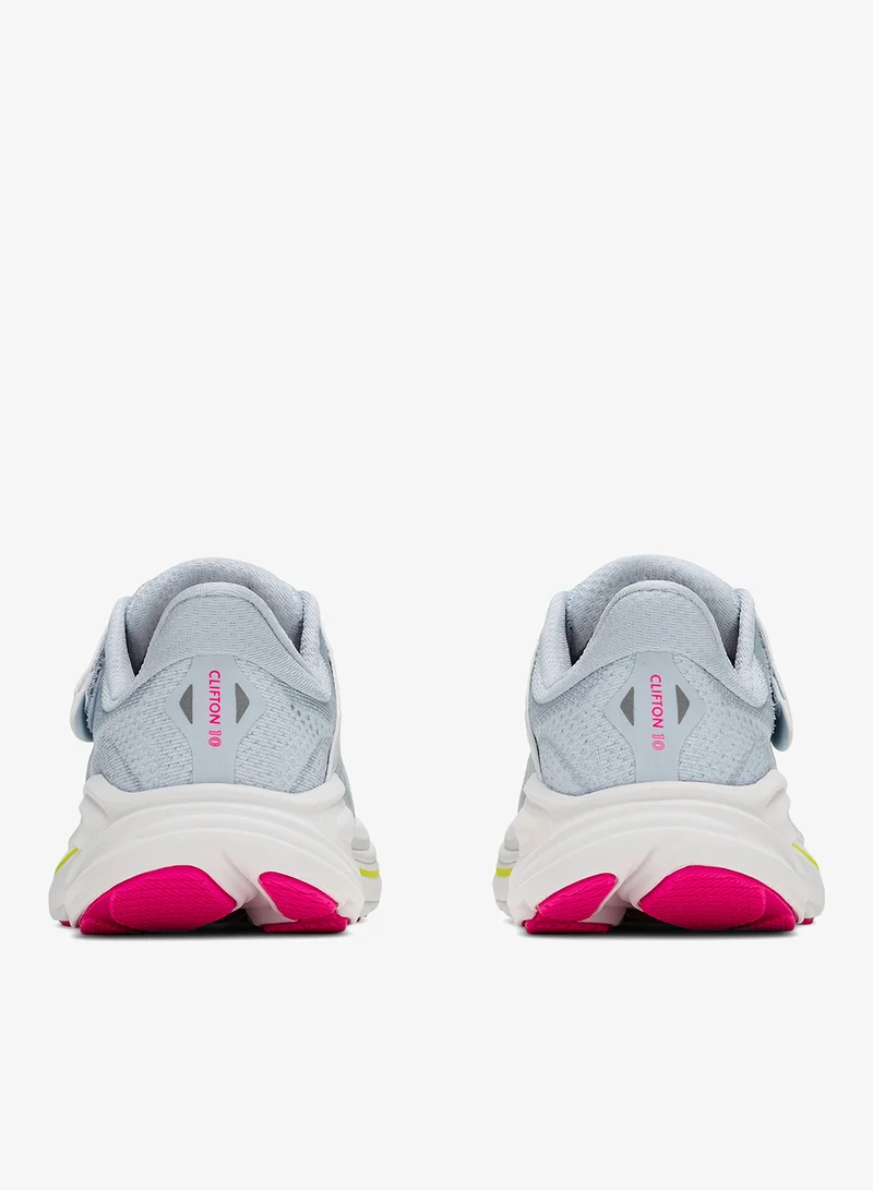 Hoka OVERCAST / NEON DRAGONFRUIT Kids Clifton 10 for Women | Best Price UAE