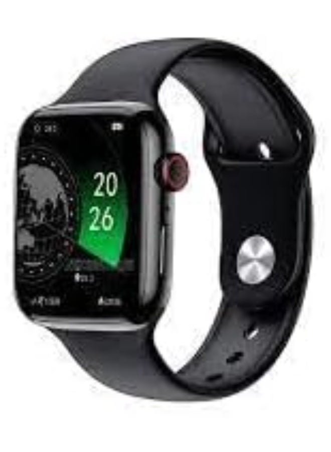 Smartwatch with 1.45-Inch Touch Screen – Multiple Colors – Notifications, Phone Control & Daily Functions (Black) - S - Image 3