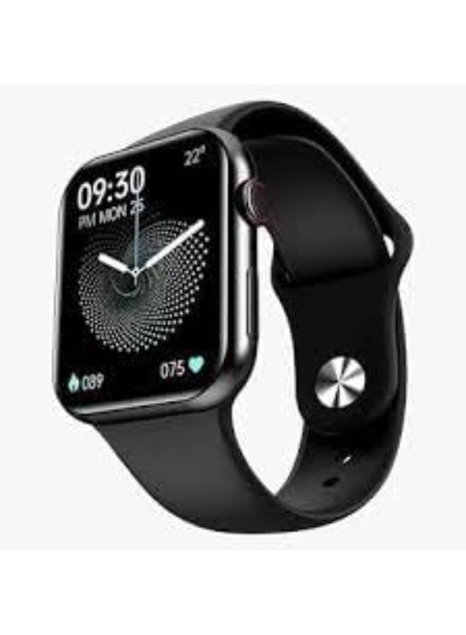 Smartwatch with 1.45-Inch Touch Screen – Multiple Colors – Notifications, Phone Control & Daily Functions (Black) - S - Image 4