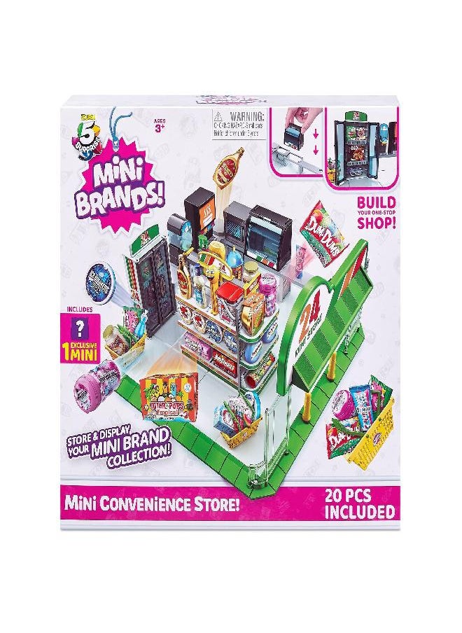 5 Surprise 5 Surprise Mini Brands Mini Convenience Store Playset with 1 Exclusive Mini by ZURU, Multicolor  - Image 2
