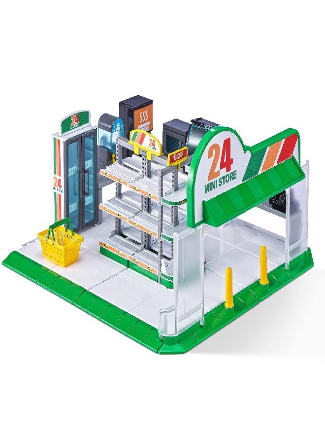 5 Surprise 5 Surprise Mini Brands Mini Convenience Store Playset with 1 Exclusive Mini by ZURU, Multicolor  - Image 4