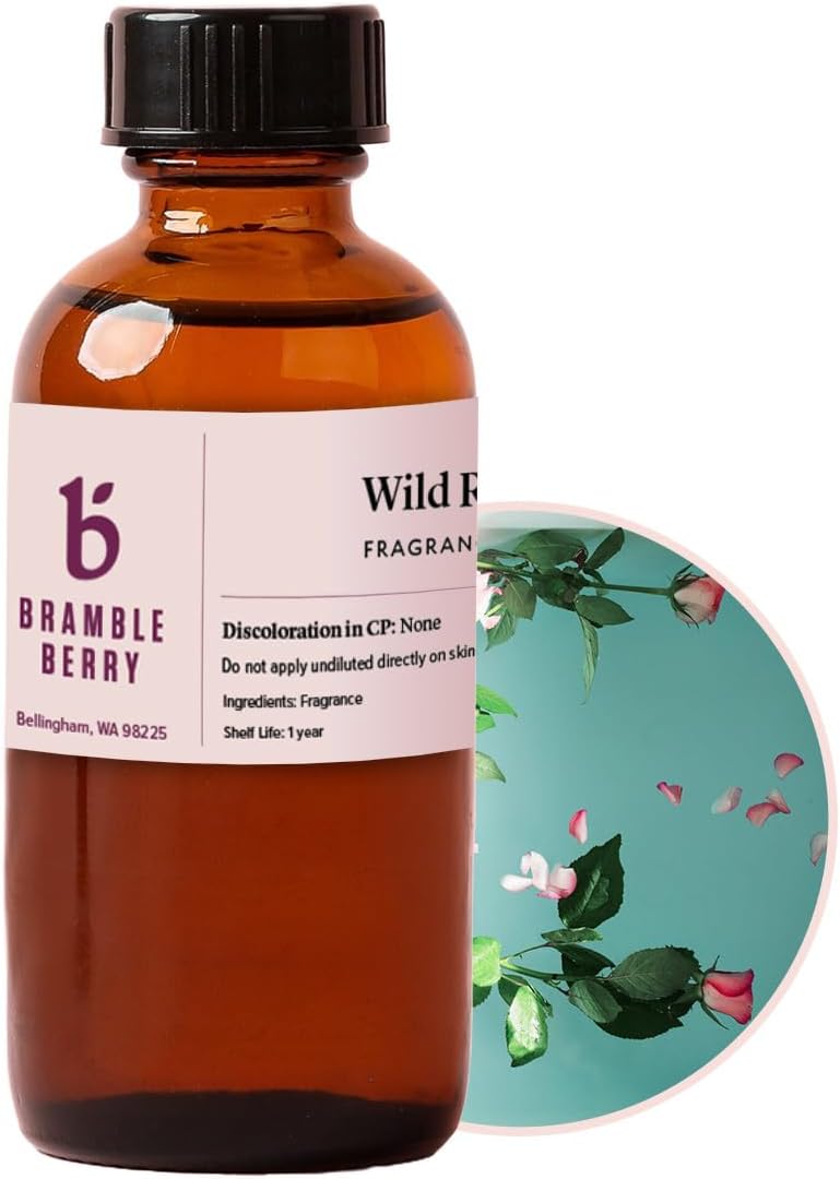 Bramble Berry Wild Rose Fragrance Oil 2 oz | Classic Romantic Floral Scent for Soap Making, Candles, Lotion, Bath Bombs & Perfume | Skin Safe, Vegan, Paraben & Phthalate Free - Image 2