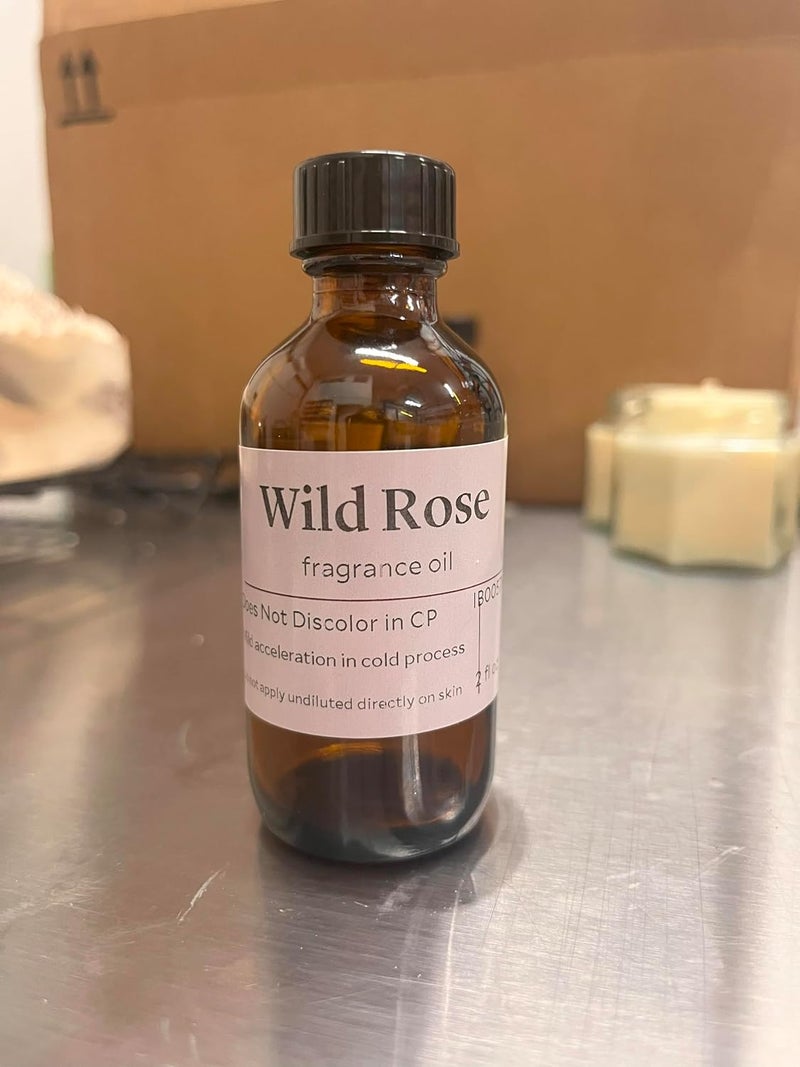 Bramble Berry Wild Rose Fragrance Oil 2 oz | Classic Romantic Floral Scent for Soap Making, Candles, Lotion, Bath Bombs & Perfume | Skin Safe, Vegan, Paraben & Phthalate Free - Image 3