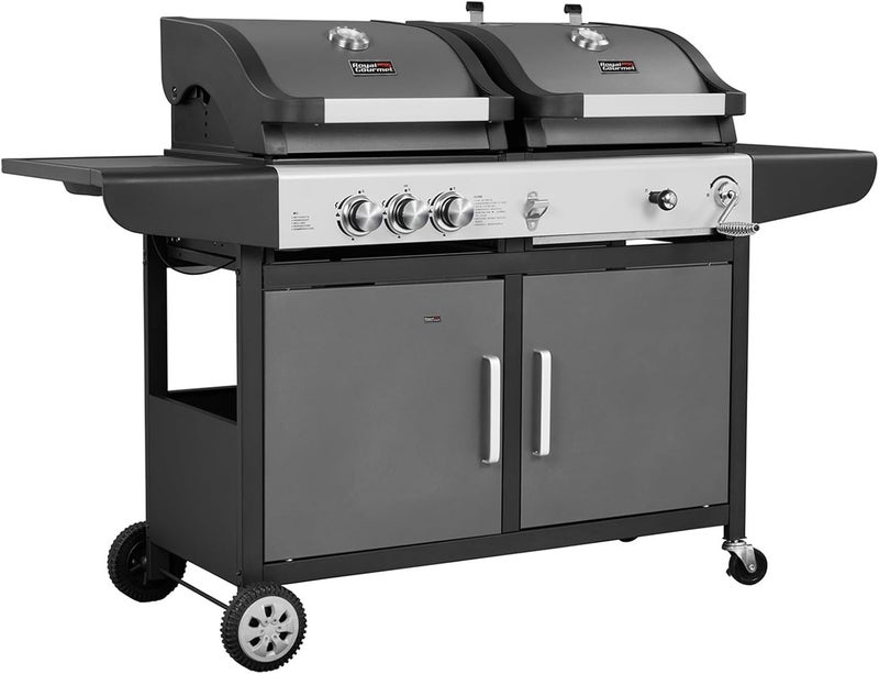 Royal Gourmet Dual Fuel Gas and Charcoal Grill Combo - Image 1