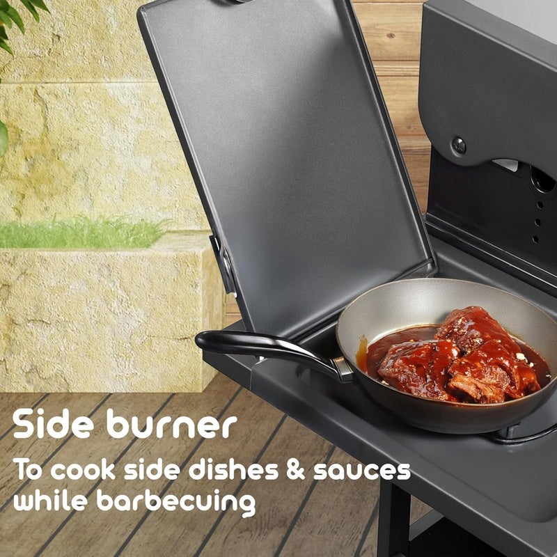 Royal Gourmet Dual Fuel Gas and Charcoal Grill Combo - Image 5