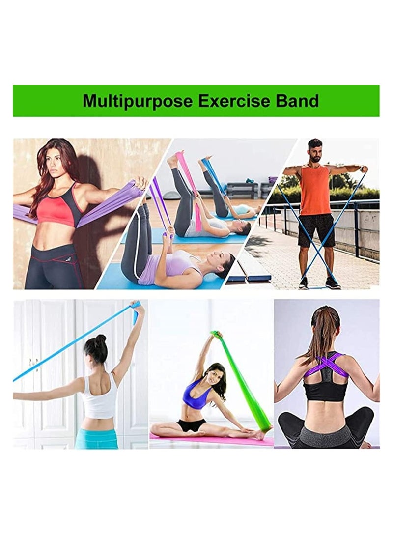 VIUAUAX عصابات اليوغا المطاطية المطاطية المطاطية المطاطية حبل مطاطي طويل من اللاتكس عصابات المقاومةعصابات المقاومة، عصابات مقاومة عصابات تمرين احترافية، عصابات مطاطية طويلة من اللاتكس الطبيعي المرن، للساقين والمؤخرة والأرداف، مثالية لتدريب القوة، العلاج الطبيعي، اليوغا، البيلاتيس، عصابات اللياقة البدنية - Image 4