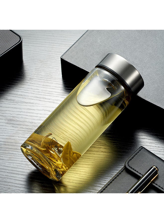 Heenoor Single-layer Glass Cup Men's Household Business Office Tea Cup Portable Car Water Cup Xn-6192 530ml - Image 2