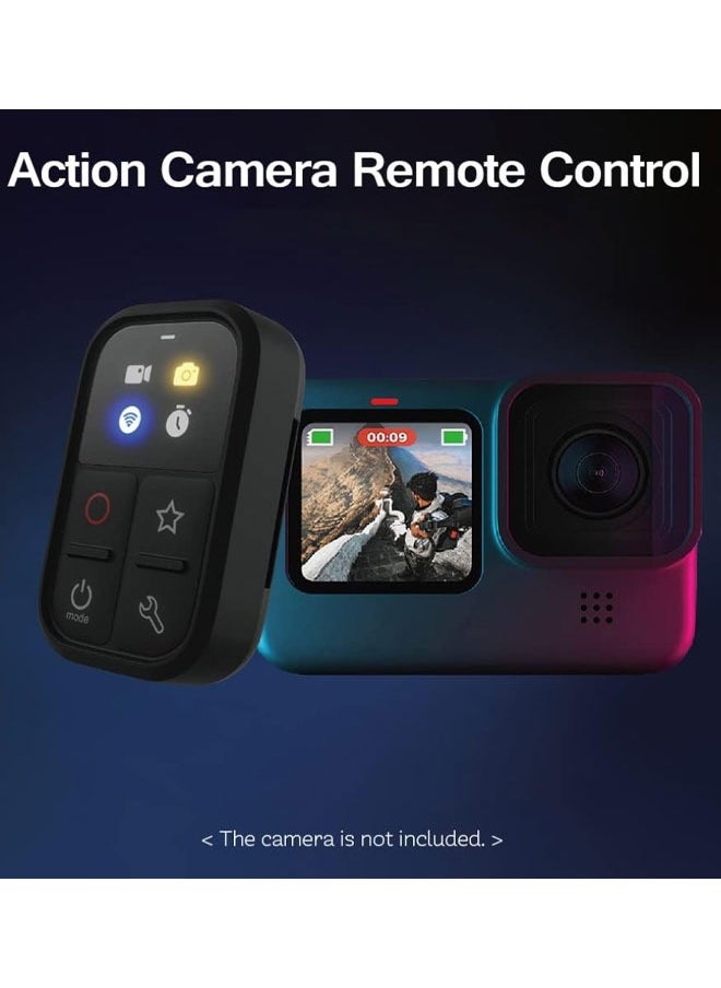 Generic - Wireless Camera Remote Control 15M Control Distance 1M Waterproof Built-in 435mAh Battery with Wrist Strap  Charging Cable for Hero 13/12/11/10/9/8/Max - Image 1