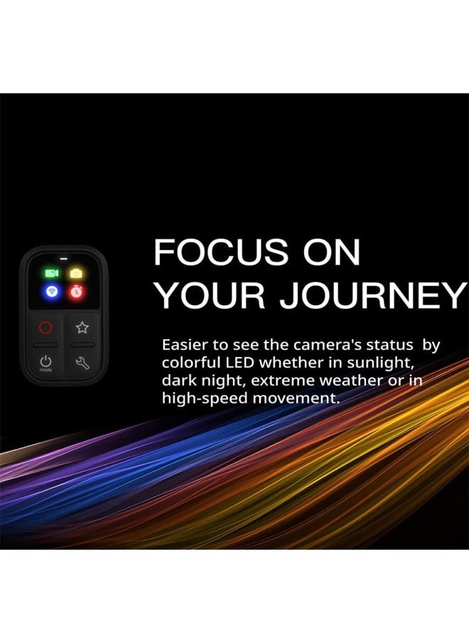 Generic - Wireless Camera Remote Control 15M Control Distance 1M Waterproof Built-in 435mAh Battery with Wrist Strap  Charging Cable for Hero 13/12/11/10/9/8/Max - Image 1