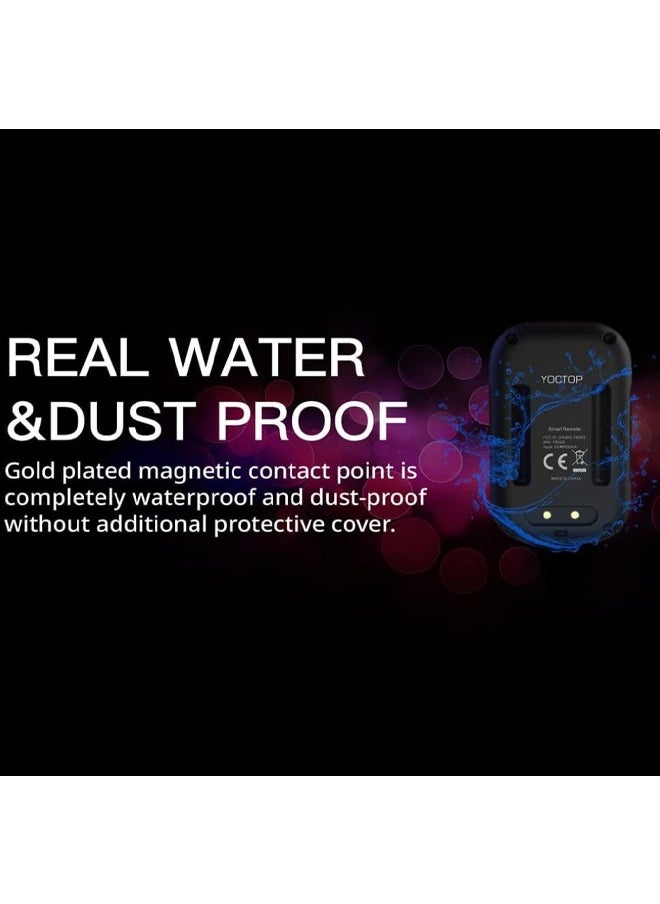 Generic - Wireless Camera Remote Control 15M Control Distance 1M Waterproof Built-in 435mAh Battery with Wrist Strap  Charging Cable for Hero 13/12/11/10/9/8/Max - Image 1