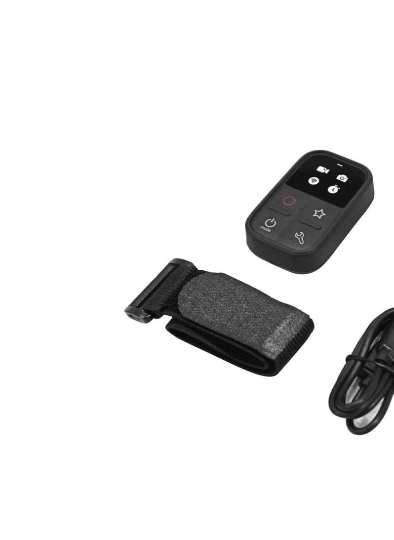 Generic - Wireless Camera Remote Control 15M Control Distance 1M Waterproof Built-in 435mAh Battery with Wrist Strap  Charging Cable for Hero 13/12/11/10/9/8/Max - Image 1