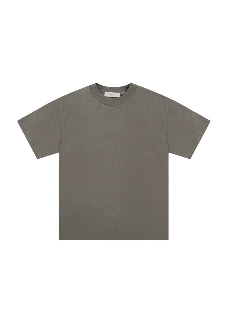 Generic - Essentials Velvet Logo Unisex Tee Yellow - Image 1