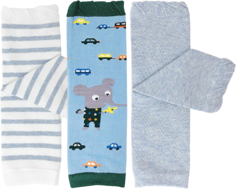 Bowbear 3 Pair Delightful Designs Baby Leg Warmers - Image 1