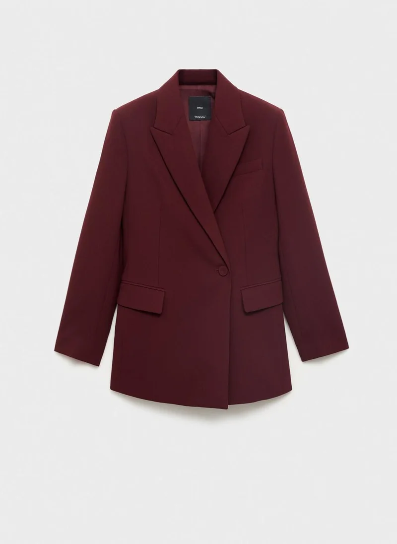 MANGO Double-breasted suit jacket