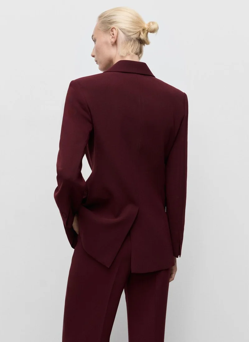 MANGO Double-breasted suit jacket