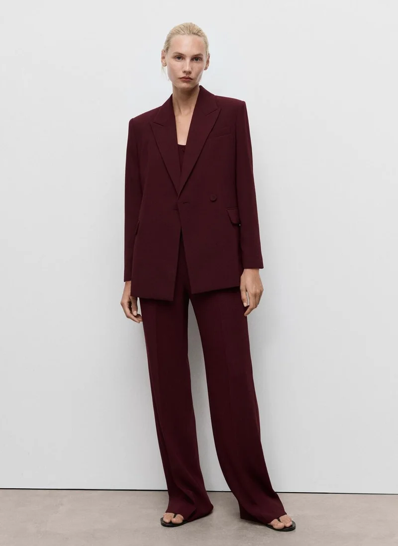 MANGO Double-breasted suit jacket