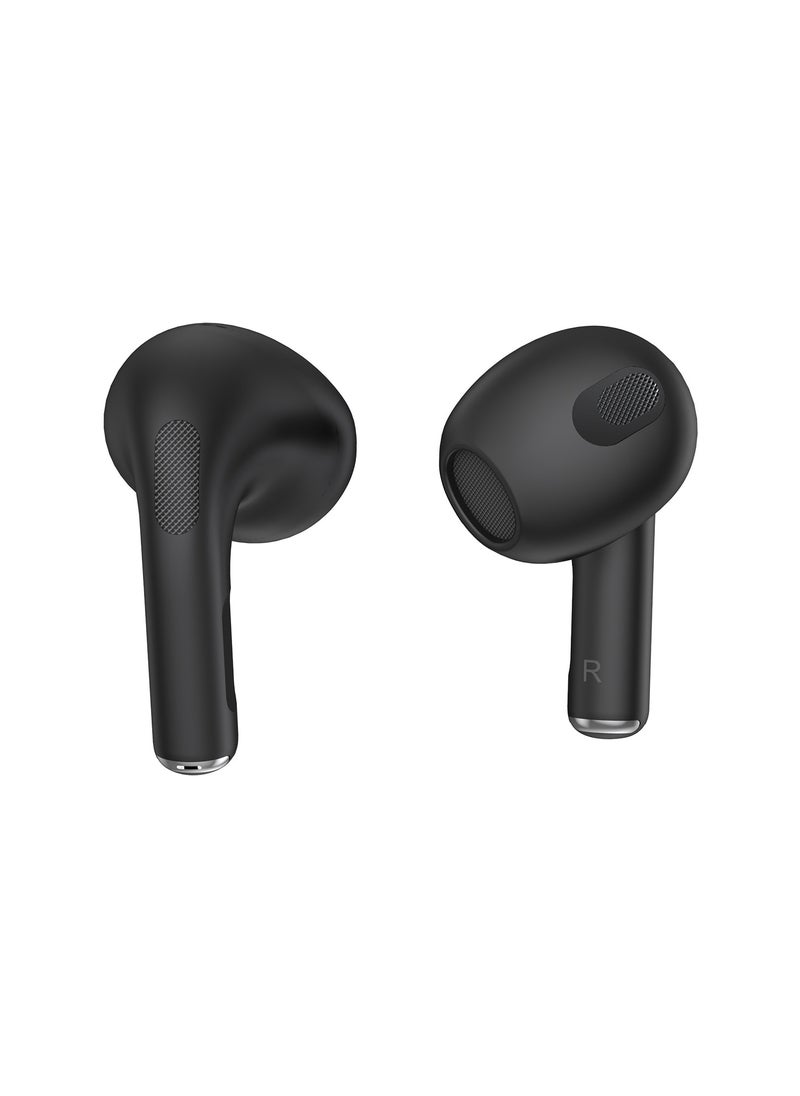 Cellairis - AIR PLUS TWS Wireless Earbuds, In-Ear Bluetooth V5.1 + EDR, Noise Reduction, Water Resistant (iPx4) , Light-Weight Earphones - Black - Image 1