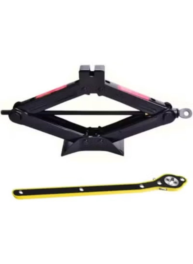 أداة احترافية لتغيير إطارات السيارات – جاك مقصّي يدوي موفر للجهد (1.5 طن) - Image 1