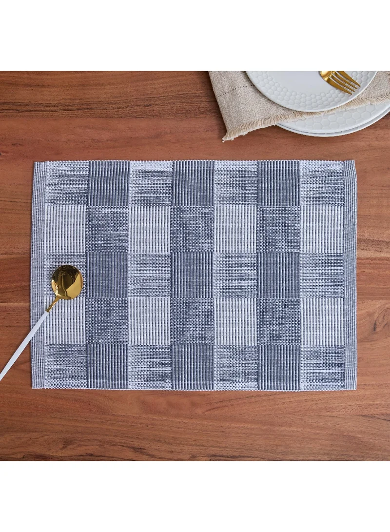 Home Box Chequre Placemat 45 x 33 cm