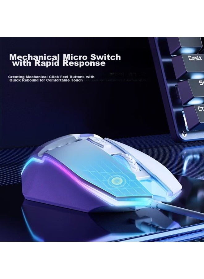 HP Hp Wired Gaming Mouse, Backlit E-sports Mouse, Usb Gaming Mouse For Office, Desktop Computer, Laptop, Lol, Pubg, Internet Cafe  - Image 5