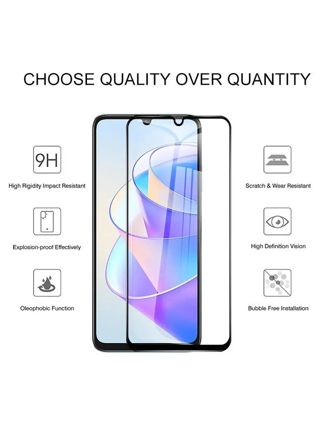 Honor X7A Screen Protector – Premium Edge to Edge Tempered Glass Protector, High Transparency, Delicate Touch, Anti-Explosion, Smooth Arc Edges, Easy Installation - Image 3
