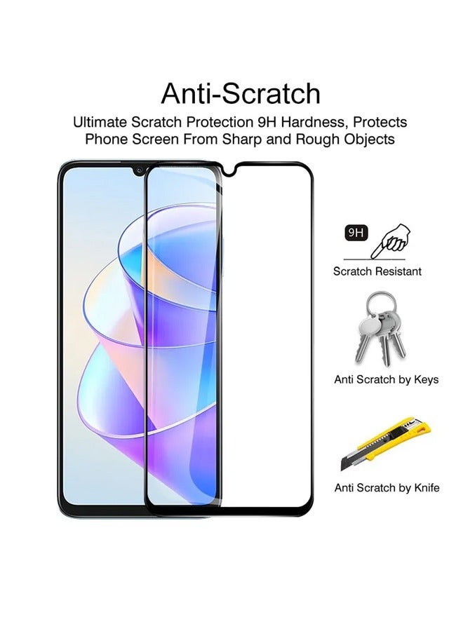 Honor X7A Screen Protector – Premium Edge to Edge Tempered Glass Protector, High Transparency, Delicate Touch, Anti-Explosion, Smooth Arc Edges, Easy Installation - Image 2