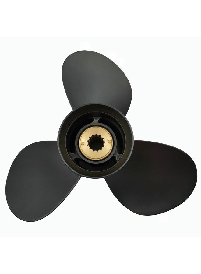 MARKGOO Propeller for Mercury Mariner Outboard 25 30 35 40 45 50 55 60 70 HP HP Boat Motor Engine Parts Aluminum Prop 10 5/8x12 Pitch RH 13 Spline Tooth 3.25 Gearcase with Hub Kit 48-73134A45 - Image 1
