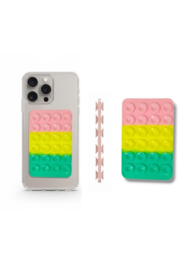 حامل هاتف لاصق بشفاطات قوية لتثبيت الموبايل على الزجاج والمرايا – قاعدة متعددة الاستخدام. - Image 1