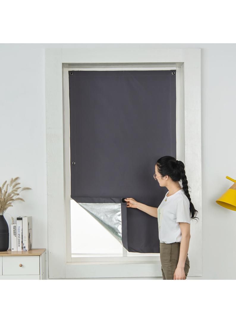 60cm*115cm Suction cup curtains, roof skylights, sunshades, simple and portable foldable travel curtains, UV protection